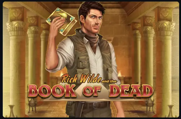 Book of Dead pokie at Royal Reels